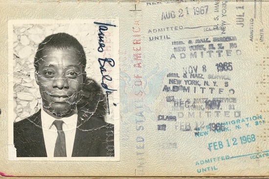 James Baldwin passport