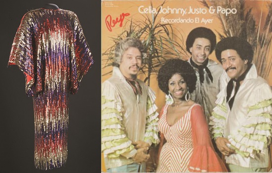 CELIA CRUZ DRESS AND ALBUM