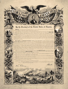 Emancipation Proclamation Reproduction