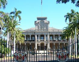 Iolani Palace, Honolulu, Hawai`i