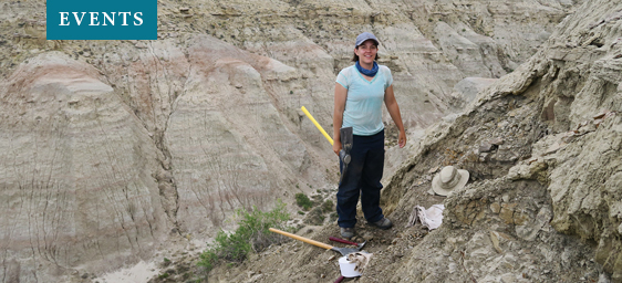 Paleobiologist Laura Soul onsite at canyon