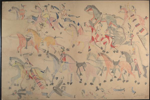 Red Horse_Battle of Little Bighorn 1881_National Anthropolog