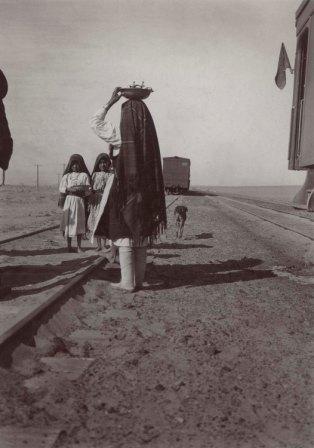 Selling goods along track