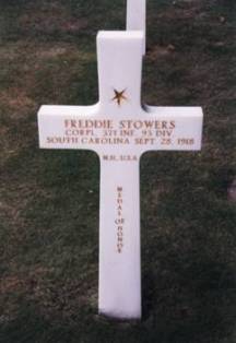 Grave of Cpl Freddie Stowers