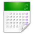 calendar icon - green