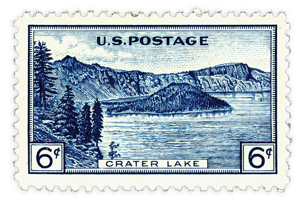 Crater Lake Stamp