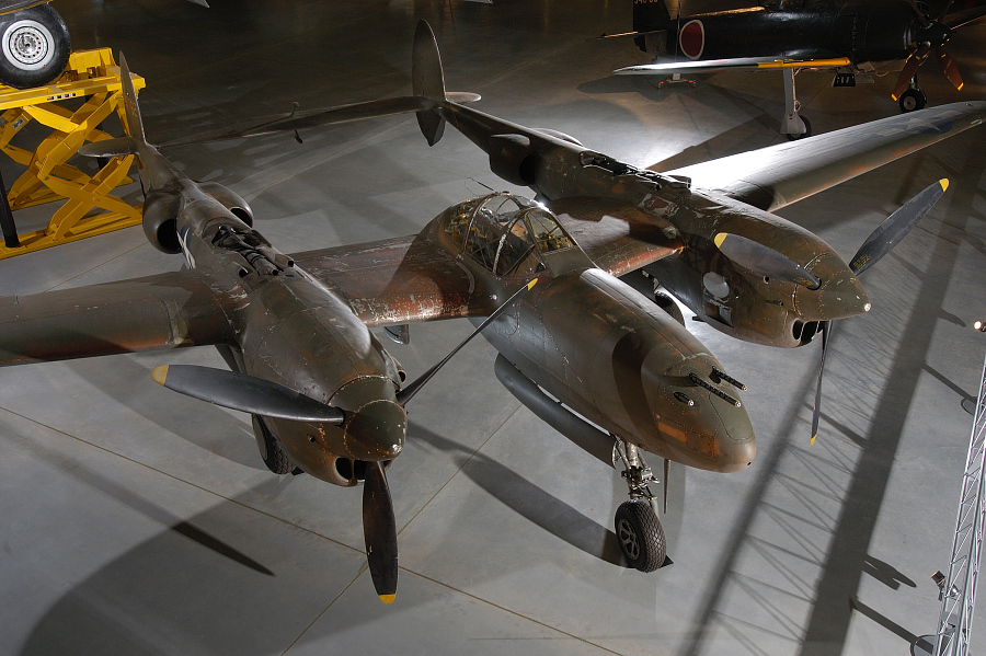 P-38 Lightning on display