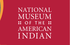 NMAI logo on red background